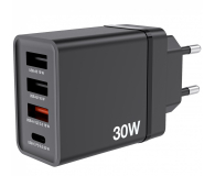 VERBATIM Ładowarka sieciowa USB-C PD 20W USB-A QC 3.0 2xUSB-A 10W 49700 - 1236509 - zdjęcie 3